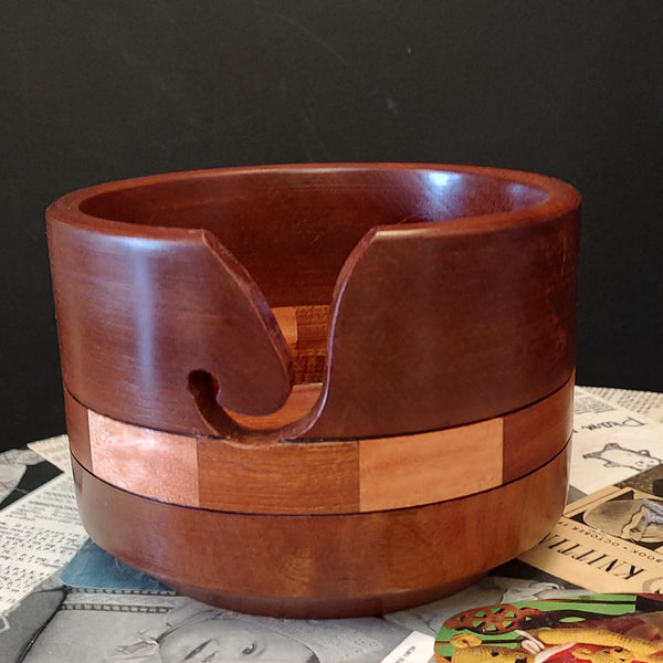 Hand-turned yarn bowls