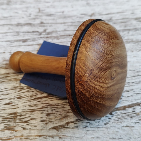 Hand-turned darning mushroom