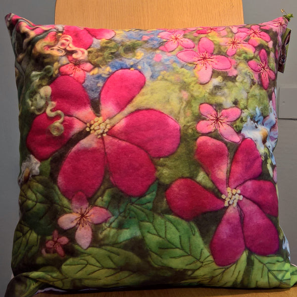 Marmalade Rose cushion