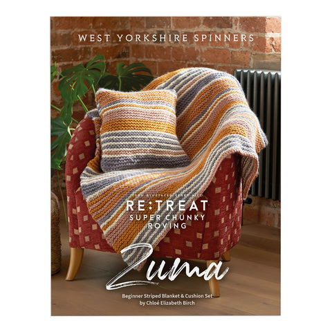 Zuma - beginners striped blanket and cushion set