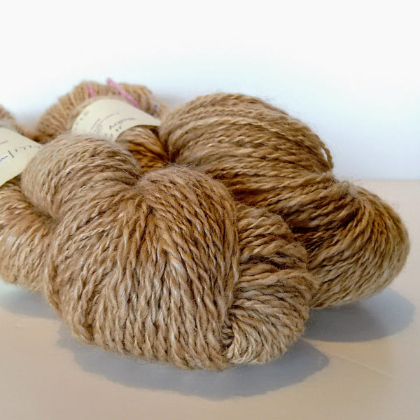 Hand spun Suri, baby, alpaca, camel and alpaca/silk blends