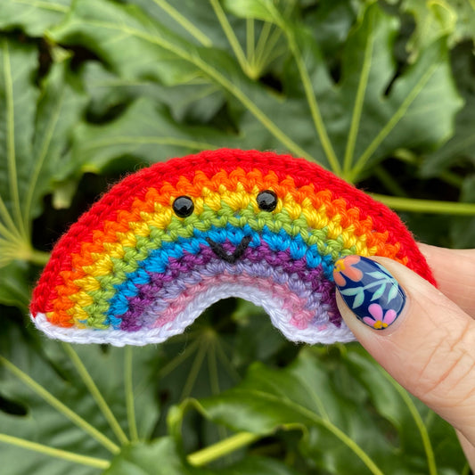 Next step crochet: Amigurumi Rainbow!