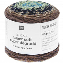 Socks Super Soft Super Dégradé 4 ply