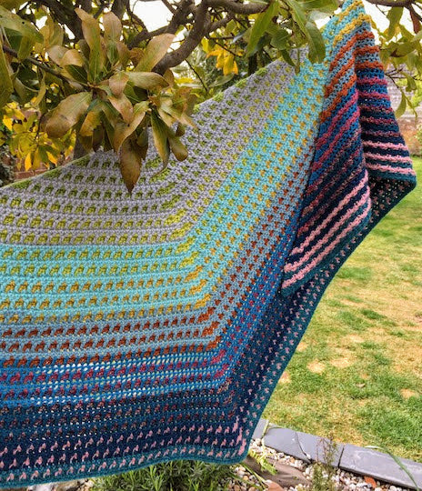 Easy-Peasy Mosaic Shawl Pattern