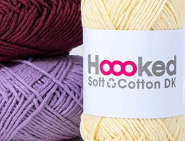 Hoooked Recycled DK Cotton is a sustainable and budget-friendly recycled  cotton yarn.