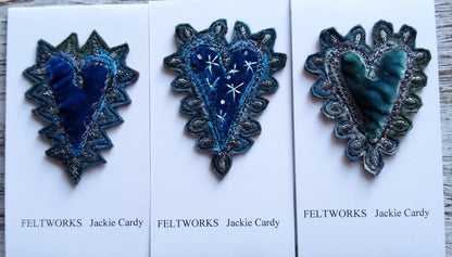 Feltworks brooch