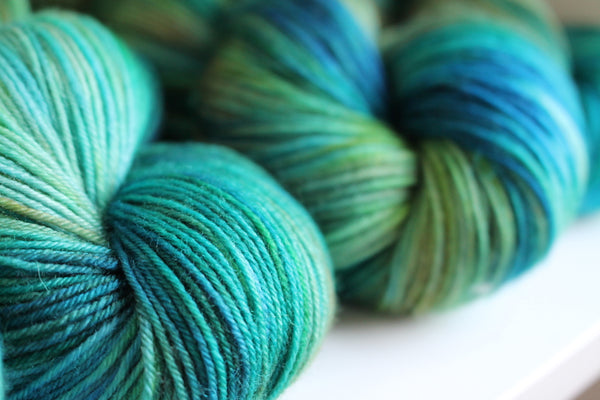 RiverKnits hand-dyed 4 ply