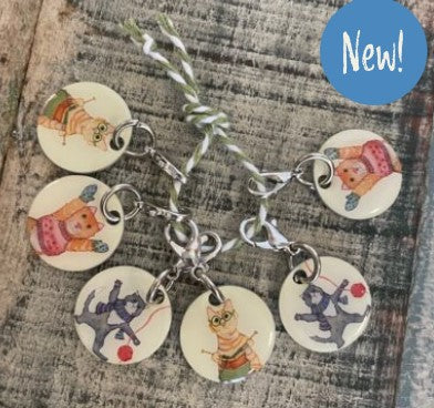 Stitch markers & storage tins