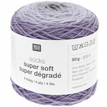 Socks Super Soft Super Dégradé 4 ply