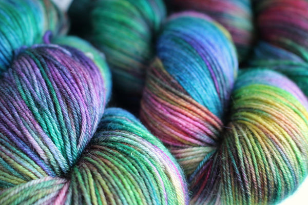 RiverKnits hand-dyed 4 ply