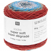 Socks Super Soft Super Dégradé 4 ply