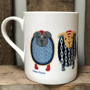 Bone china Woolly Sheep mugs