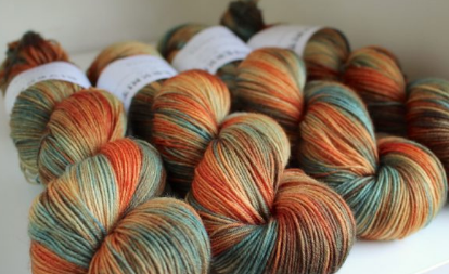 RiverKnits hand-dyed 4 ply