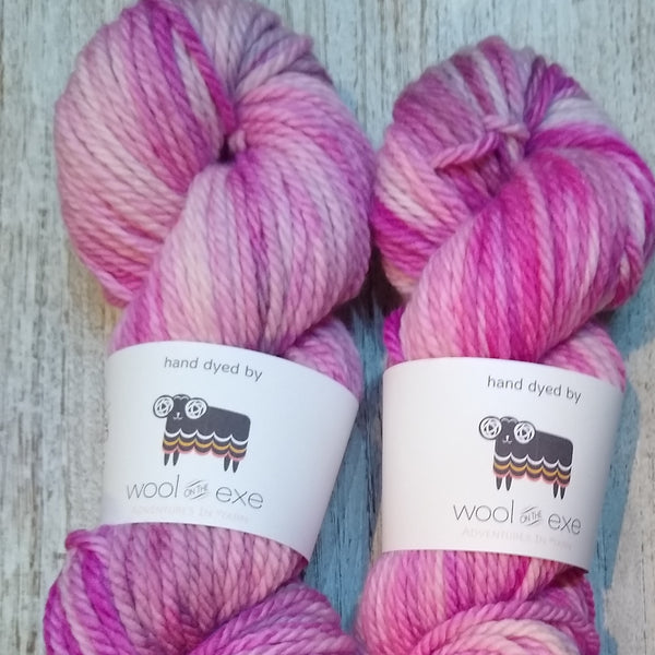 Hand dyed Merino chunky